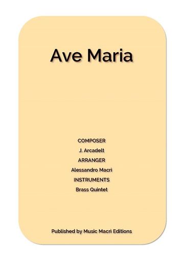 Ave Maria by J. Arcadelt