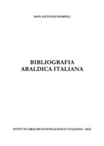 Bibliografia araldica italiana