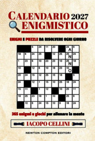 Calendario enigmistico 2027
