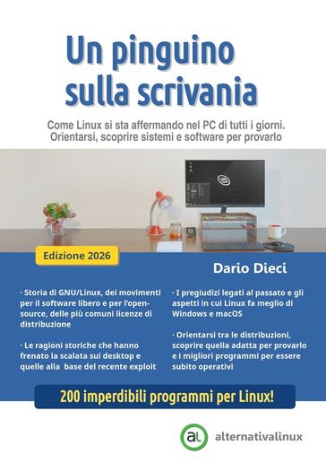 Un pinguino sulla scrivania