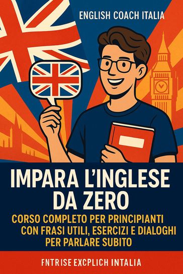 Impara l'Inglese da Zero: Corso Completo per Principianti con Frasi Utili, Esercizi e Dialoghi per Parlare Subito