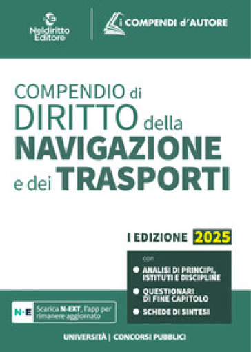 Compendio di diritto della navigazione e dei trasporti 2025