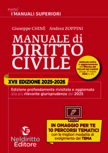 Manuale Superiore di Diritto Civile 2025-2026 per il concorso in Magistratura