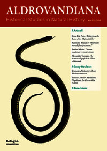 Aldrovandiana. Historical Studies in Natural History (2026). Vol. 5/1