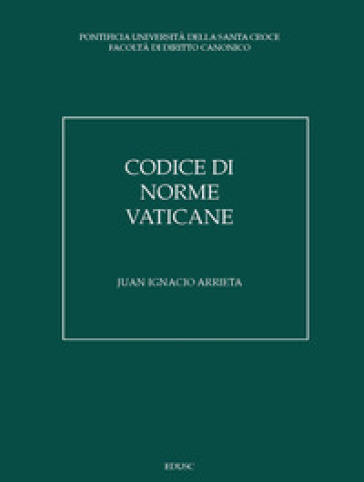Codice Di Norme Vaticane 2022