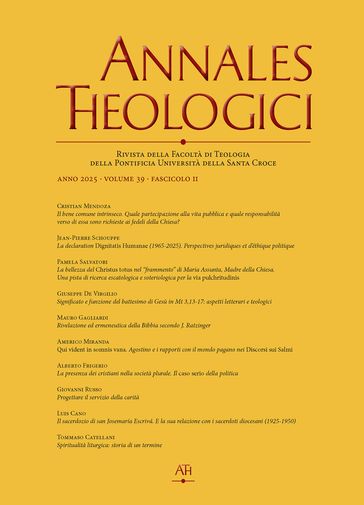 Annales Theologici 39 2 (2025)