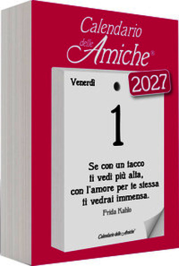 Calendario delle amiche 2027