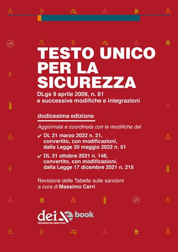 Testo unico per la sicurezza - XII ed.