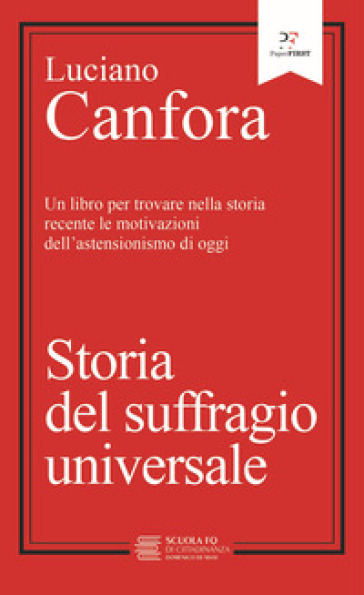 STORIA DEL SUFFRAGIO UNIVERSALE