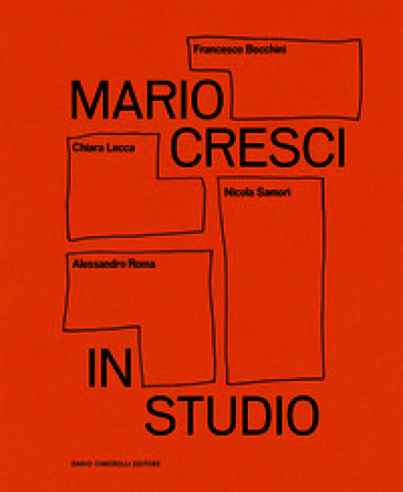 Mario Cresci. In studio