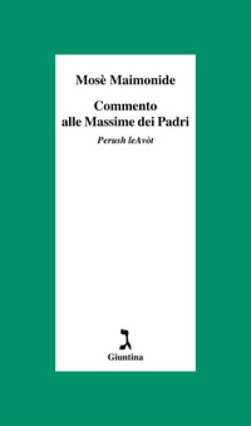 Commento alle Massime dei Padri. Perush leAvòt