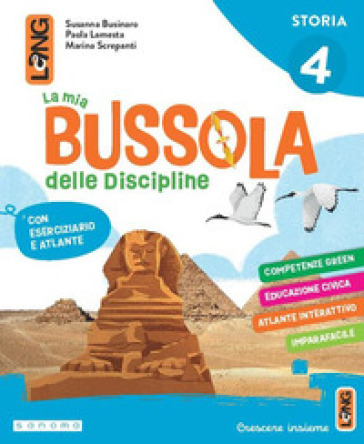 La mia bussola delle discipline. Cofanetto. Con Storia, Geografia, Matematica, Scienze, Mappe antropologiche 4-5, Mappe scientifiche 4-5, Restiamo aggiornati, Atlante interattivo, Biblioteca di classe. Per la Scuola elementare. Con e-book. Con espansione online. Vol. 4