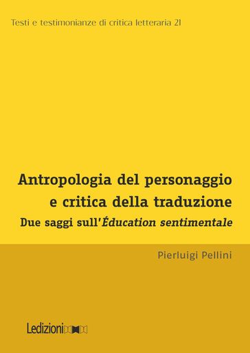Antropologia del personaggio e critica della traduzione