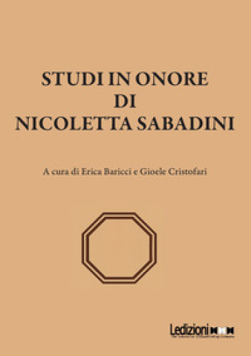 Studi in onore di Nicoletta Sabadini