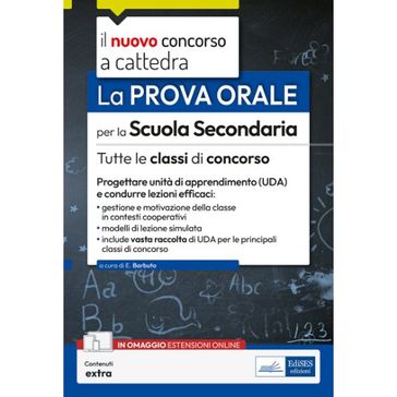 La prova orale del concorsoper la Scuola Secondaria - Tutte le classi di concorso