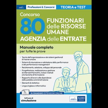 [EBOOK] Concorso Agenzia delle Entrate-80 Funzionari delle Risorse Umane