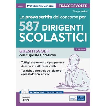 [EBOOK] La prova scritta del concorso per 587 Dirigenti scolastici
