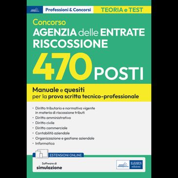 Concorso 470 posti Agenzia delle Entrate - Riscossione