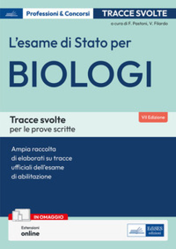 L'esame Di Stato Per Biologi. Tracce Svolte Per Le Prove Scritte. Con Espansione Online-image
