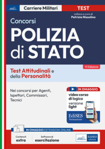 Concorsi Polizia Di Stato. Test Attitudinali E Della Personalità. Con Con Software Di Esercitazione-image
