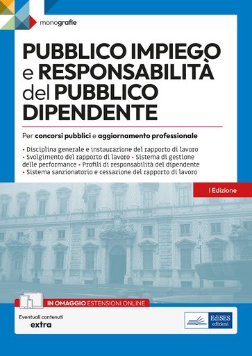 Pubblico impiego e responsabilità del pubblico dipendente