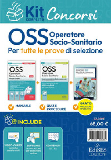 Kit completo concorsi OSS operatore socio-sanitari