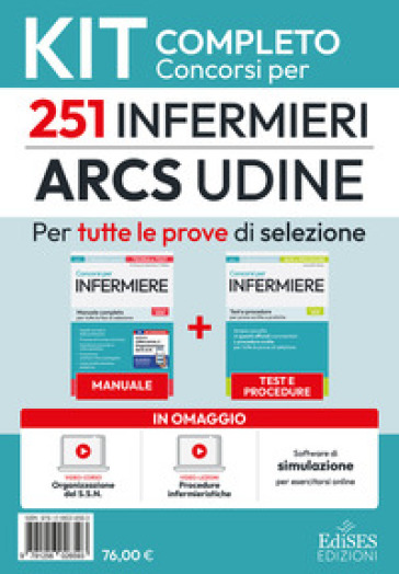 Concorso 251 Infermieri ARCS Udine: kit completo