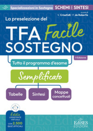 TFA sostegno facile: tabelle, sintesi e mappe concettuali su tutto il programma d'esame. Con espansione online