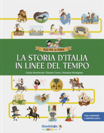 La storia d'Italia in linee del tempo. Con contenuti e attività extra. Ediz. a colori