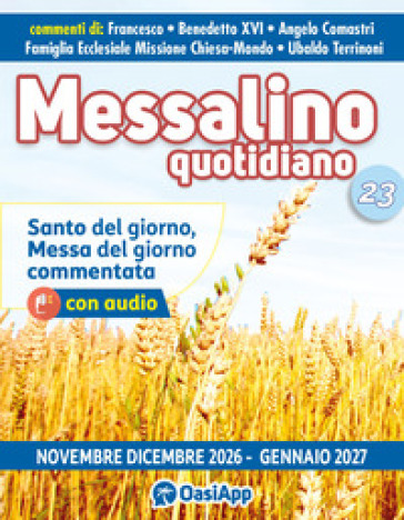 Messalino quotidiano (2027). Vol. 23: Novembre-Dicembre 2026-Gennaio 2027