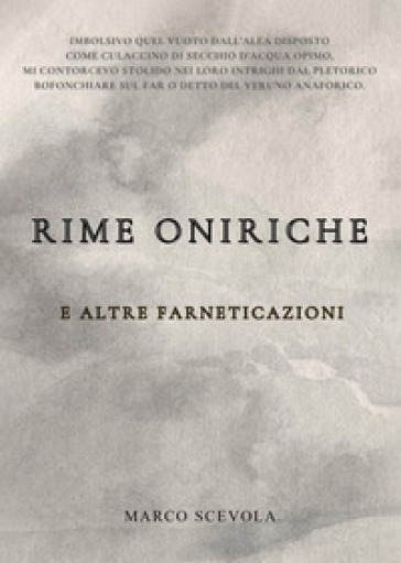 Rime oniriche e altre farneticazioni