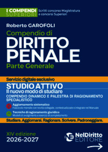 Compendio superiore di diritto penale 2026. Parte generale