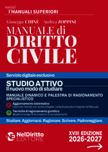 Manuale superiore di diritto civile 2026-2027