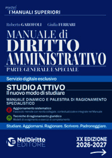 Manuale superiore di diritto amministrativo 2026-2027