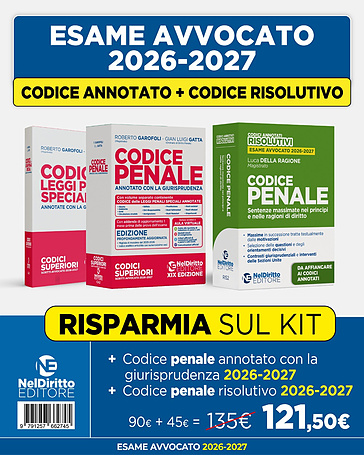 Kit Codice Penale Annotato + Codice Penale Risolutivo annotato con la giurisprudenza