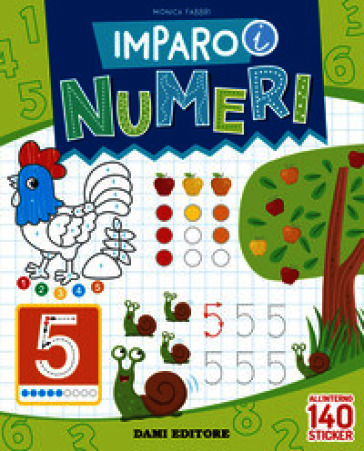 Imparo i numeri. Con adesivi
