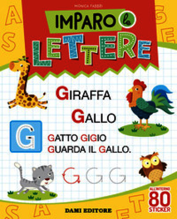 Imparo le lettere. Con adesivi