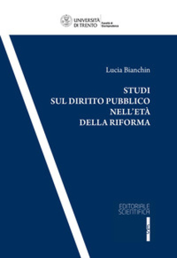 Studi sul diritto pubblico nell'età della riforma
