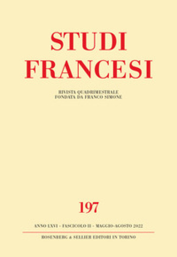 Studi francesi. Vol. 197: La loupe du lecteur. Proust et les enjeux de la lecture