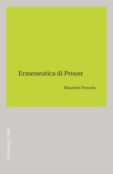 Ermeneutica di Proust