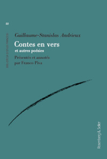 Contes en vers et autres poésies