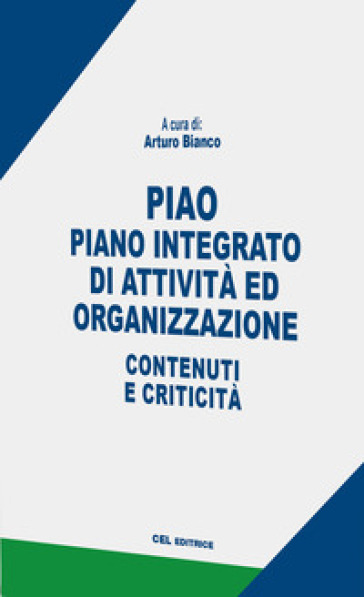 Piao. Piano Integrato Di Attività E Organizzazione. Contenuti E Criticità