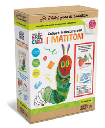 Coloro e decoro con i matitoni. I libri gioco del piccolo Bruco Maisazio. Con 6 quadretti e 4 matite