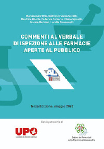 Commenti al verbale di ispezione alle farmacie aperte al pubblico