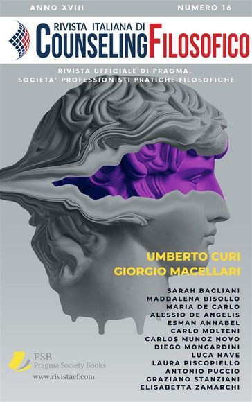 Rivista italiana di Counseling Filosofico. 16/2023