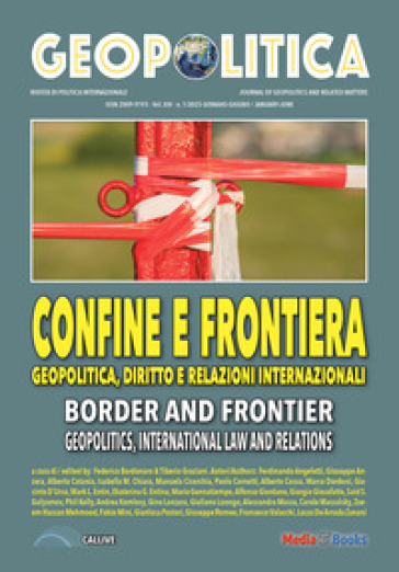Geopolitica (2025). Vol. 1: Confine e frontiera. Geopolitica, diritto e relazioni internazionali