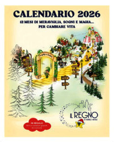 Calendario medio il regno di Babbo natale