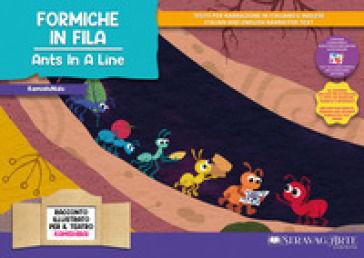Formiche in fila. Storia kamishibai. Ediz. italiana e inglese. Con QR Code. Con burattini da ritagliare. Con flashcards
