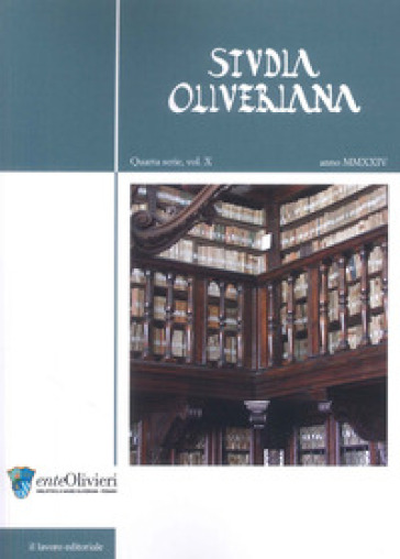 Studia Oliveriana. Quarta serie (2024). Vol. 10: L' epos geografico e Dionisio Periegeta