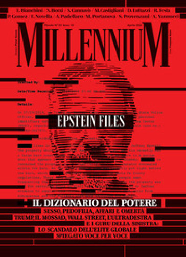 MillenniuM (2026). Vol. 101: Epstein Files, il dizionario segreto del potere